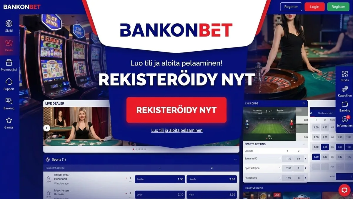 Rekisteröidy bonuksella
